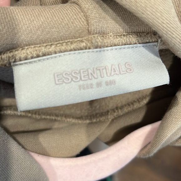 ESSENTIALS Fear of God Jr Hoodie Sz 8 ! - Picture 3 of 6